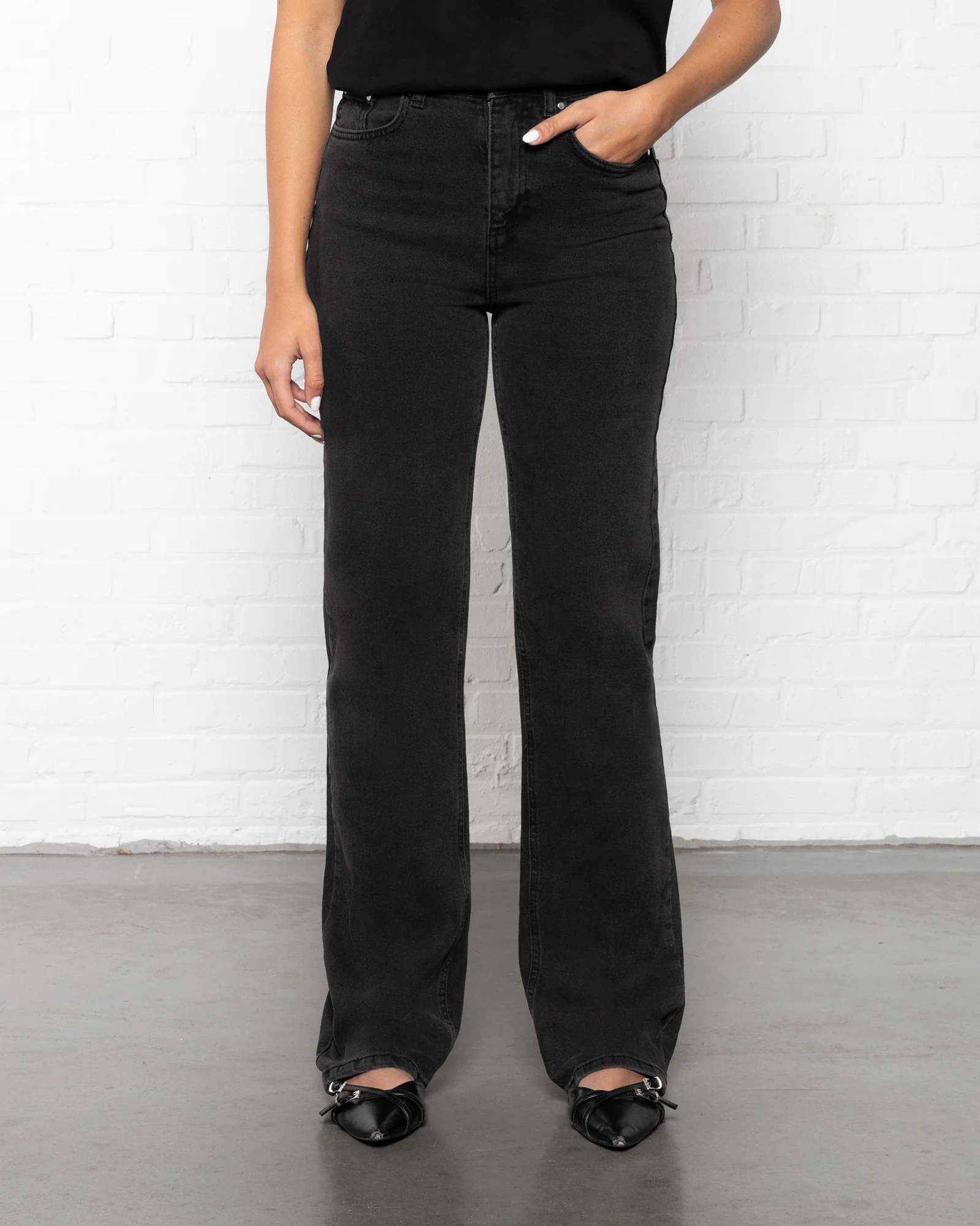 BOOTCUT JEANS GRIJS - Image 4