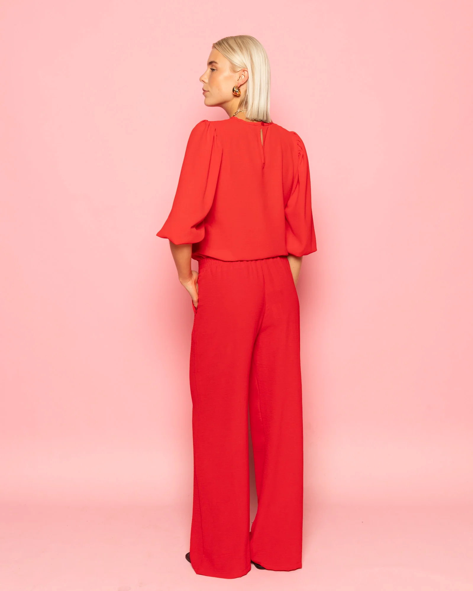 JULIE PANTALON TALL ROOD - Image 4